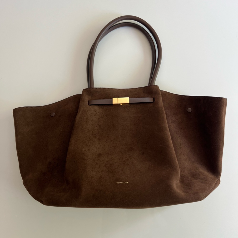 DeMellier Women's New York Suede Tote Bag in Mocha Suede